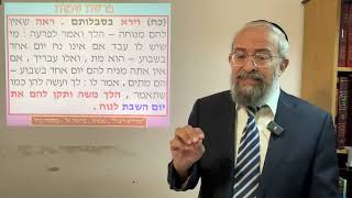 פרשת שמות – ״ וירא בסבלותם״ – ״ישמח משה במתנת חלקו״ – הקשר העמוק בין הגאולה והשבת – הרב ינון קלזאן (הרב ינון קלזאן) - התמונה מוצגת ישירות מתוך אתר האינטרנט יוטיוב. זכויות היוצרים בתמונה שייכות ליוצרה. קישור קרדיט למקור התוכן נמצא בתוך דף הסרטון