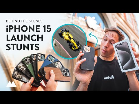 BEHIND THE SCENES: MOUS IPHONE 15 LAUNCH STUNTS