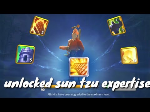 Sun Tzu expertise (my first infantry commander max)