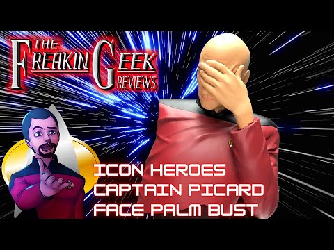 Icon Heroes Star Trek TNG CAPTAIN PICARD FACE PALM MINI BUST: EmGo's Reviews N' Stuff