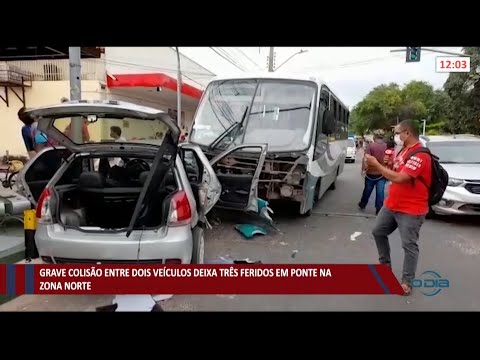 Grave colisão entre dois veículos deixa três feridos na zona norte de Teresina 09 04 2021