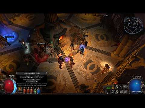 Path of Exile | Act 10 Complete: Maps to Tier9! Hardcore Guild Group Leveling