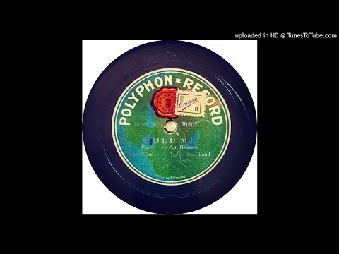 Eric Borchard Concerto's Yankee Jazz Band - Hold me - 1921 very early german jazz in ODJB style