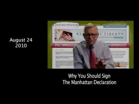 Two-Minute Warning: Chuck Colson and the Manhattan Declaration