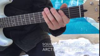 Video thumbnail for Squier Bullet Stratocaster - Arctic White Rosewood (Bi Kuple) by MyDukkan
