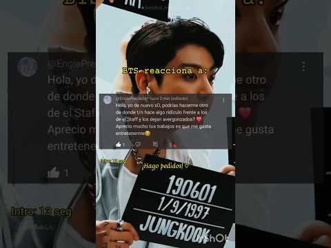 ღ 𝐁𝐓𝐒 𝐫𝐞𝐚𝐜𝐜𝐢𝐨𝐧𝐚 𝐚...ღ [Pedido:@EngiePreciado☆] #jimishiii #reactionshorts #Hagopedidos