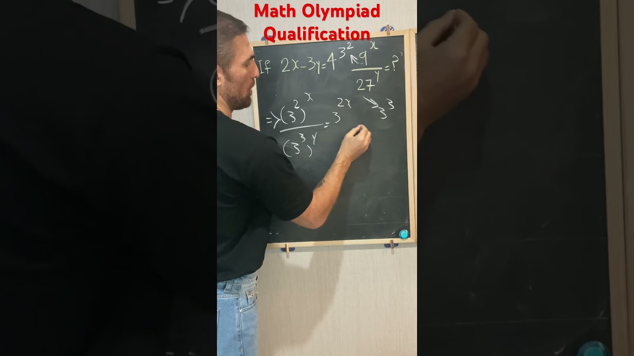 Math Olympiad Question-#shorts #maths #challenge #exponents #education #mathcompetition