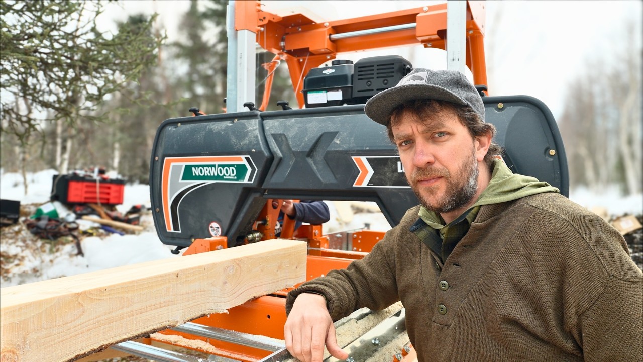 THIS Is A Game Changer...Making FREE Lumber for Off-Grid Cabin Build