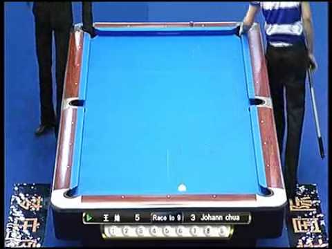 Johann Chua VS Wang Can 2014 CBSA 9 BALL