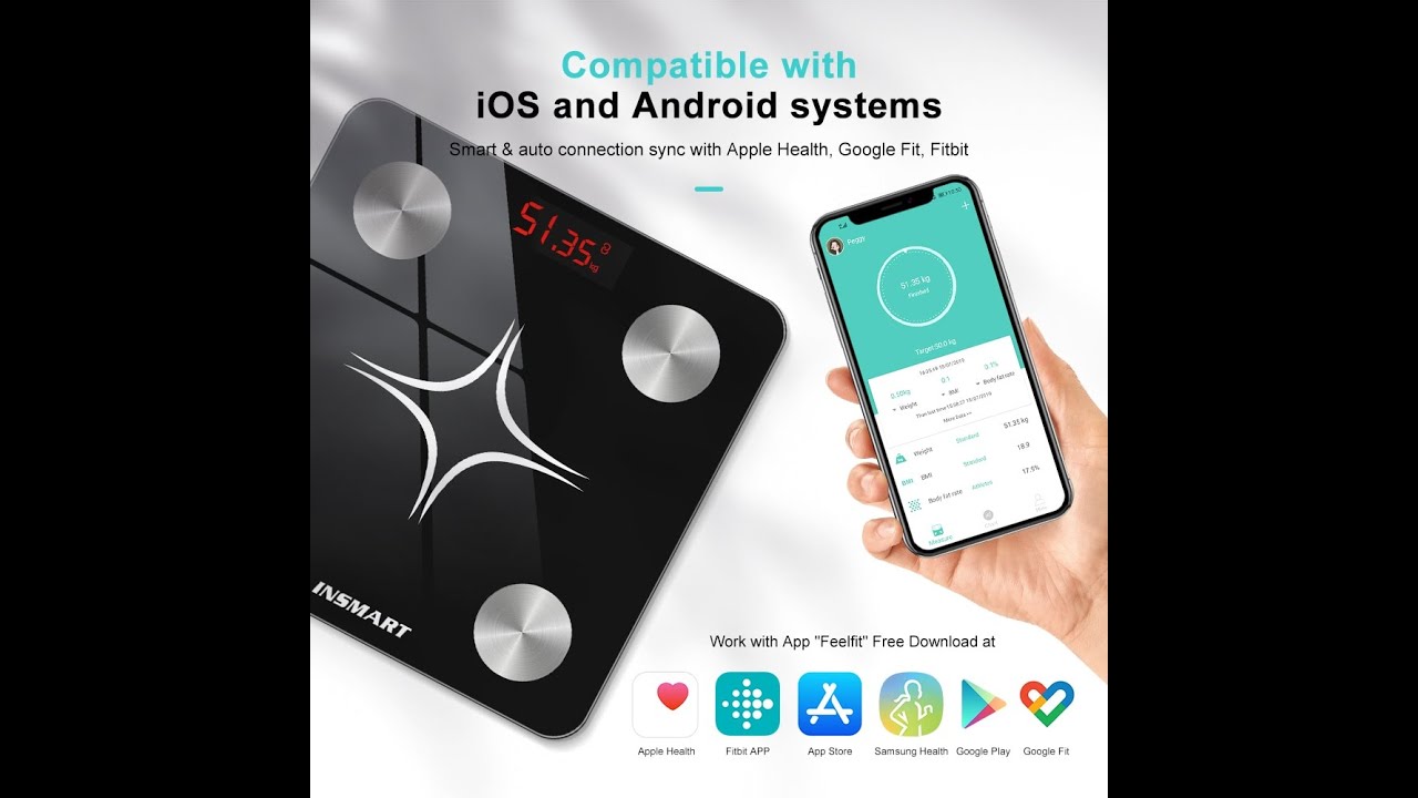 The Best Bluetooth Wireless Digital Weight Scale & Balance Body Composition Analyzer