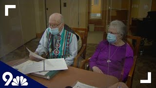 RAW: Colorado man reads lyrics sung by Johnny Cash that his 230-year-old clock inspired