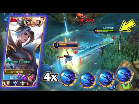 FAST HAND LING 4X COMBO ULTIMATE DASH DESTROY META HEROES !!! - Mobile Legends