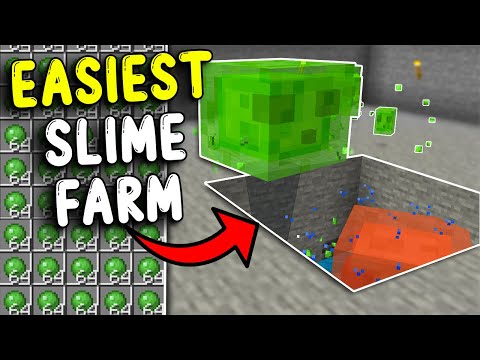 EASIEST AFK Slime Farm In Minecraft Bedrock 1.21!