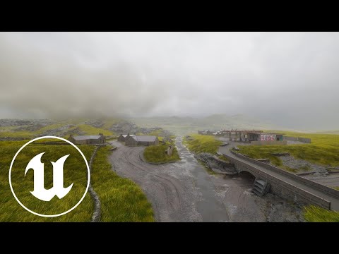 Unreal Engine 5 | Speed Level Design | Scottish Highlands Mountain Village