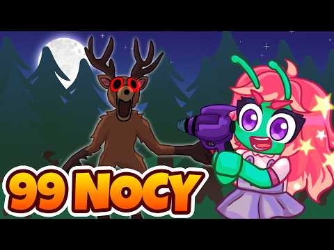 Czy PRZETRWAM 99 NOCY W LESIE jako KOSMITA?! 👽🔦