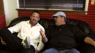 Greg's Big Black Couch with Mr. Anderson