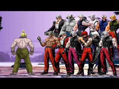 Rare Akuma Vs Super Kof Bosses Rugal Team Mugen