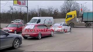 В Николаеве предприниматели устроили автопробег против введения кассовых аппаратов