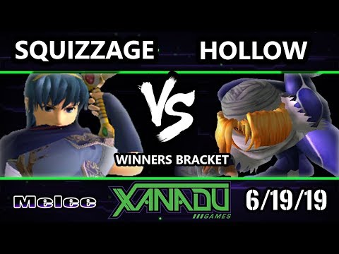 S@X 307 SSBM - Hollow (Sheik) Vs. squizzage (Marth) Smash Melee Winners Round 3