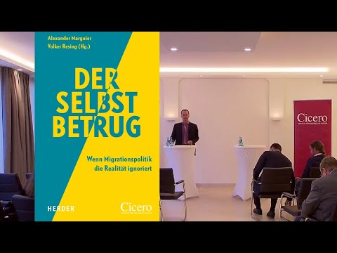 Cicero Buchpräsentation - "Der Selbstbetrug - Wenn Migrationspolitik die Realität ignoriert"