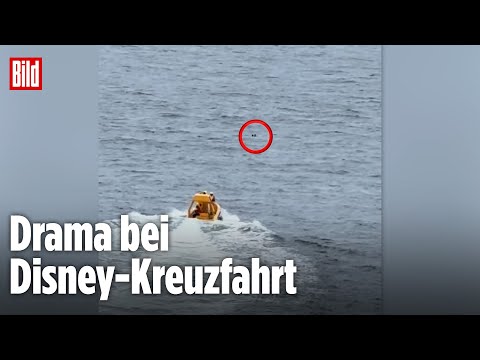 Vater springt von Schiff, um Tochter zu retten