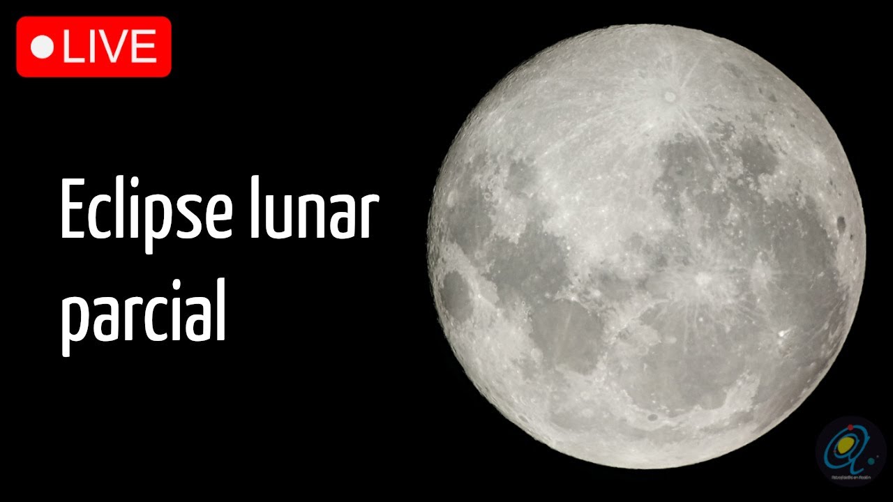 Eclipse lunar parcial EN VIVO con telescopio