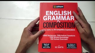 How to Study English Grammar book of arihant publication writer sc gupta