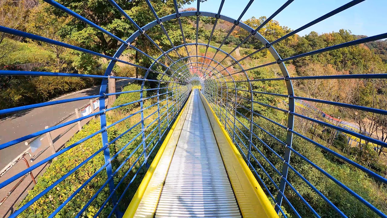 Experience the exhilarating slide at Kanazawa Nature Park!