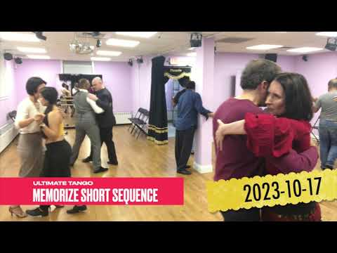Ultimate Tango Wisdom presents memorize one sequence a week