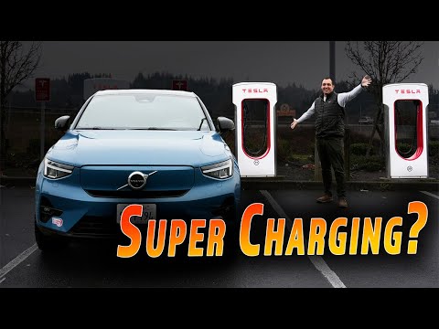 Tesla Powered Volvo | C40 Recharge Road Trip