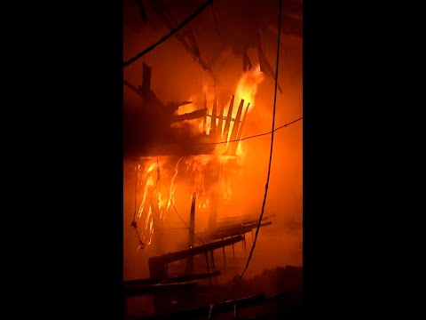 Fire destroys ancient food market in central Paris
