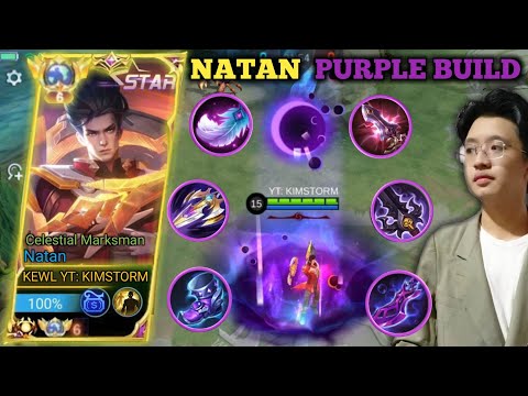 NATAN PURPLE BUILD IS HERE!!! | NATAN BEST BUILD 2023 | (SOLO MYTHIC RANK)