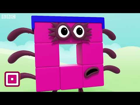 Numberblocks | Squares with Holes in Club ⏹ | Numbers Are Everywhere | Educational | Learn to Count