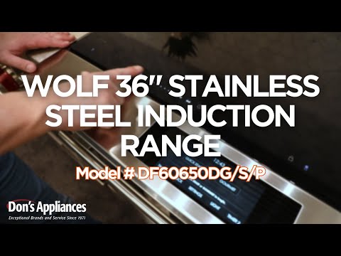 Wolf 36" Stainless Steel Induction Range (Model # DF60650DG/S/P)