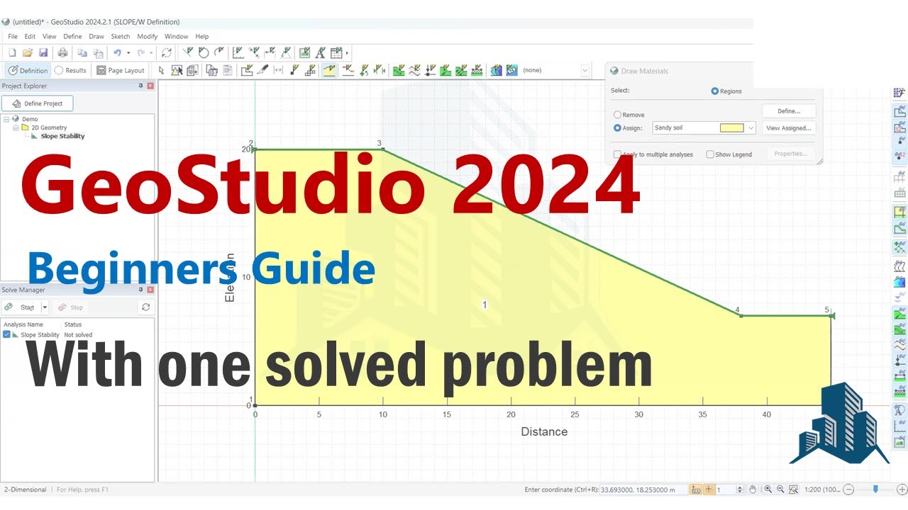 GeoStudio Slope/W Tutorial: Basics Explained and Step-by-Step Tutorial with a Solved Example!