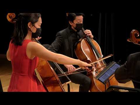 JS Bach: Sarabande from the 6th Cello Suite, BWV 1012. Colorado Cello Quartet