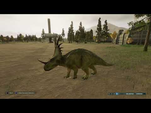 Jurassic World Evolution 2:  Styracosaurus vs Albertosaurus