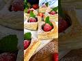 Strawberry Nutella Puffs Baking