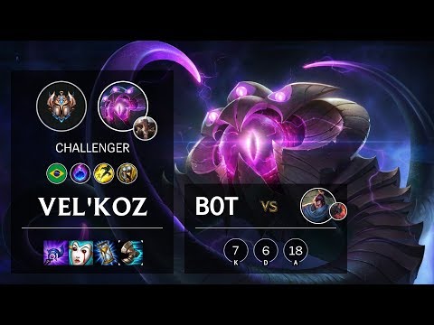 Vel'Koz Bot vs Yasuo - BR Challenger Patch 10.7