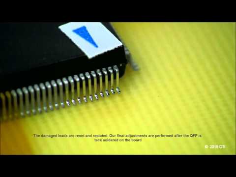 Professional Hand Soldering Training - Surface Mount Fine Pitch, QFP 208 20 Mil