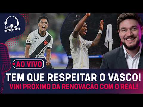 AO VIVO: VASCO, PALMEIRAS, CRUZEIRO E GRÊMIO CLASSIFICADOS; VINI DEVE FICAR NO REAL; NOITE DE CDB