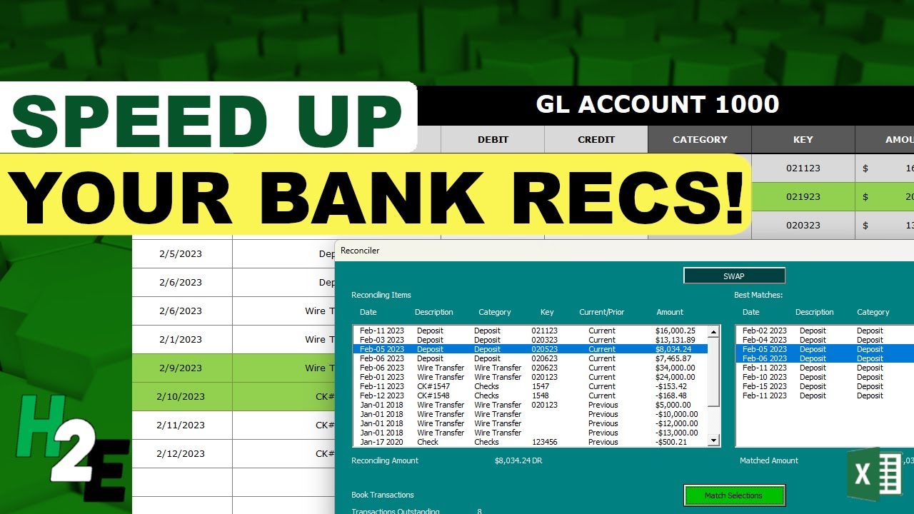 Automate and Improve Your Bank Reconciliation With This Excel Template