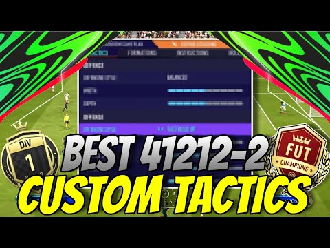 FIFA 21 BEST OVERPOWERED 41212(2) ATTACKING CUSTOM TACTICS/PLAYER INSTRUCTIONS - FUT 21