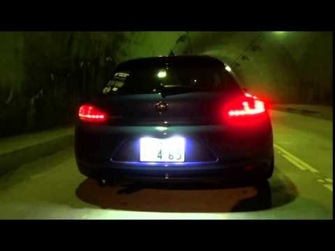 Scirocco 1.4TSI 0-100 km/h exhaust sound