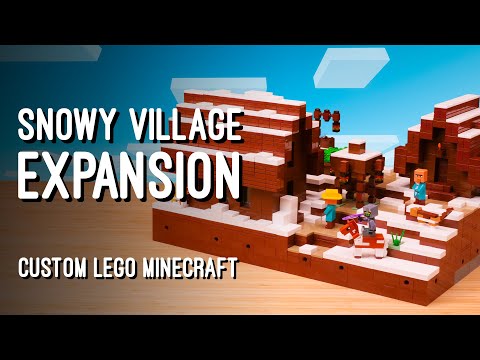 Insane Snowy Village LEGO Expansion!