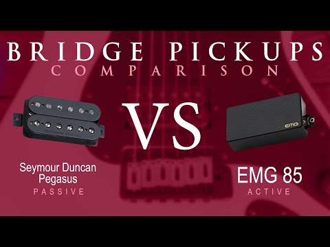 Seymour Duncan PEGASUS vs EMG 85 - Bridge Pickup Guitar Comparison / Demo