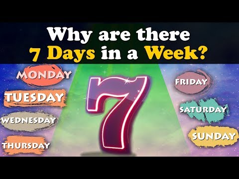Why are there 7 Days in a Week? + more videos | #aumsum #kids #science #education #children