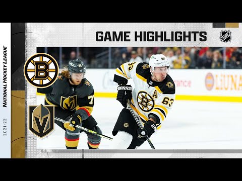 Bruins @ Golden Knights 3/3 l NHL Highlights 2022