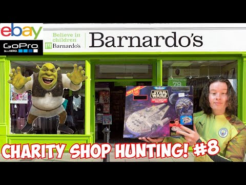 Charity Shop Hunting #8 The UK is Open!! Time To Get Thrifting... UK eBay Reseller Make Money Online