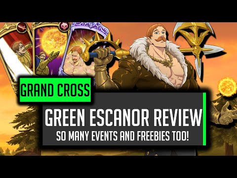 Green Escanor Review! BIG Ult Damage! News Overview! - [SDSGC] Seven Deadly Sins Grand Cross